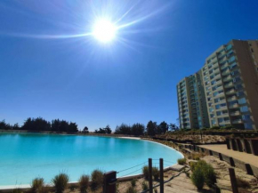 Maravilloso Depto 2D2B en Condominio LagunaMar con Vista Hermosa a la Laguna Estacionamiento y Piscina